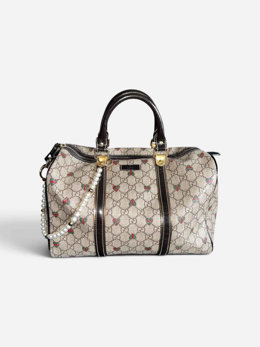 Authentic gorgeous Gucci GG joy Boston bag